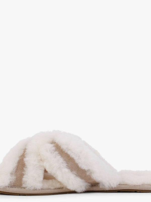 Scuffita Sand Sheepskin Slippers