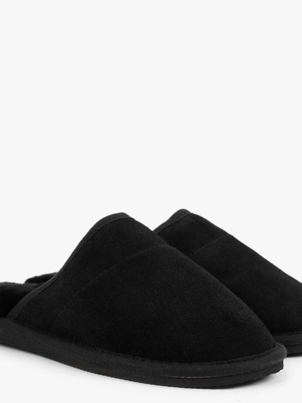 Men’s Scule Black Twinface Slippers