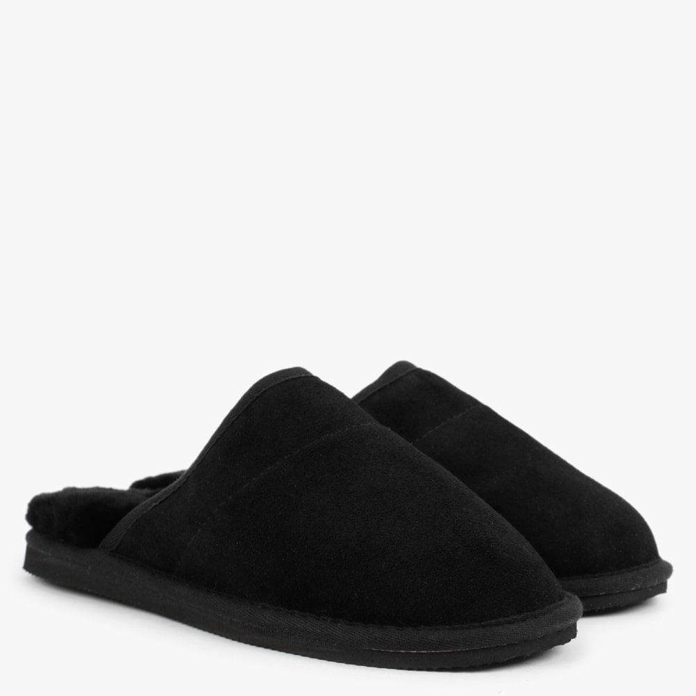 Men’s Scule Black Twinface Slippers