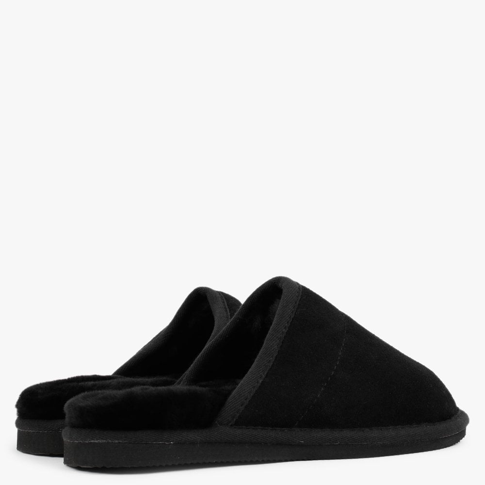 Men’s Scule Black Twinface Slippers