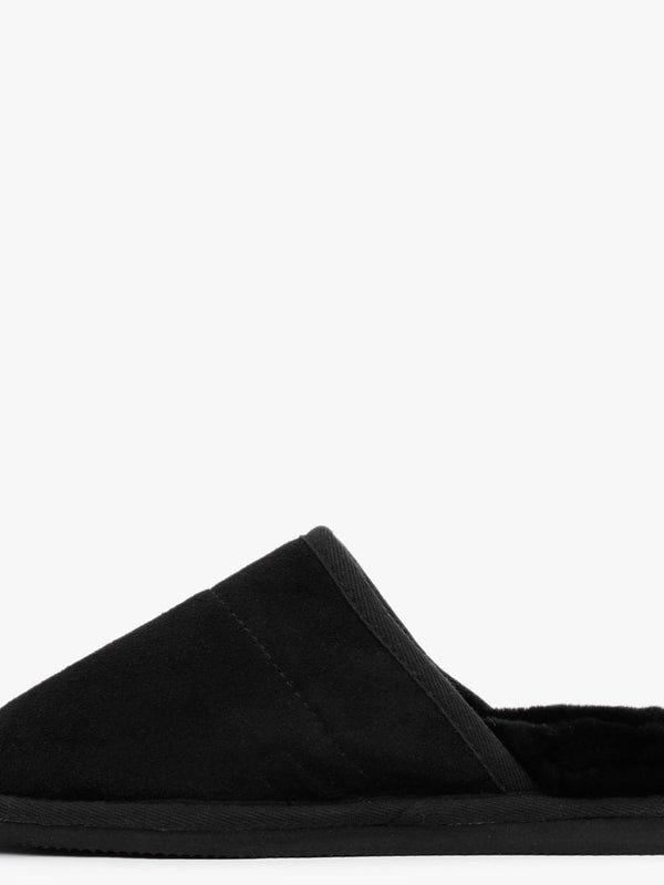 Men’s Scule Black Twinface Slippers