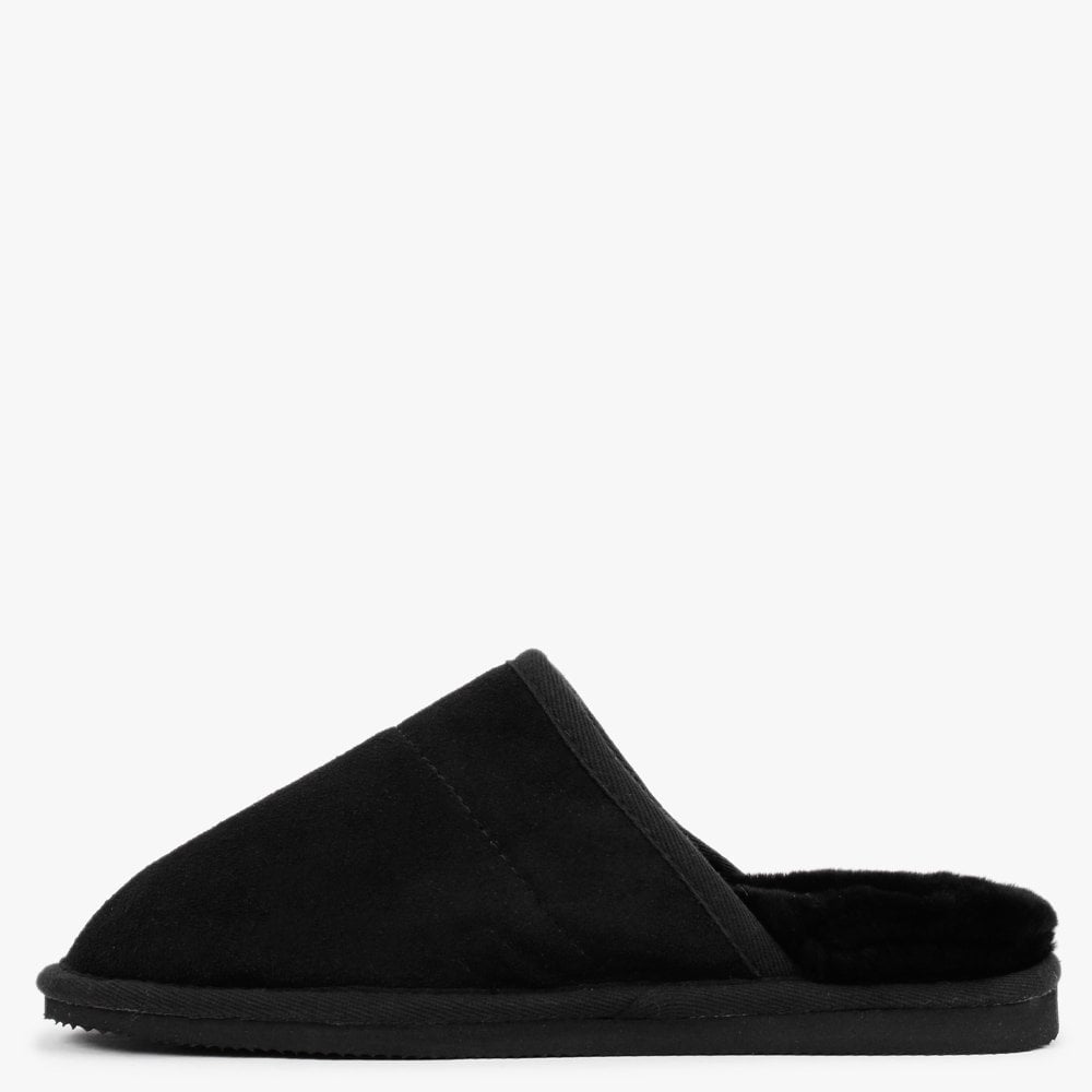 Men’s Scule Black Twinface Slippers