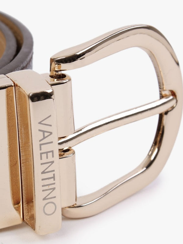 Liuto Wide Cuoio Multi Logo Belt