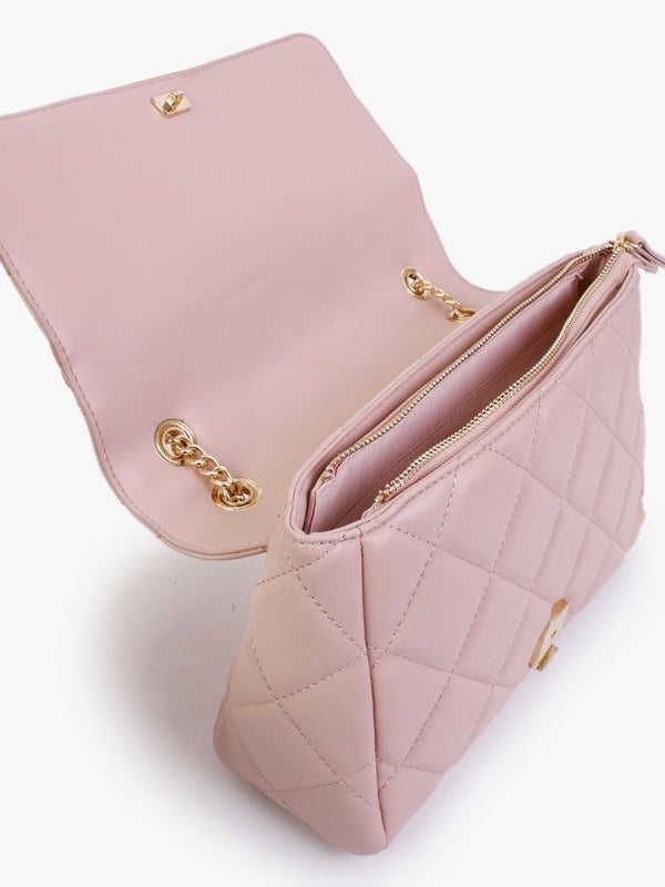 Ada Cipria Quilted Satchel Bag