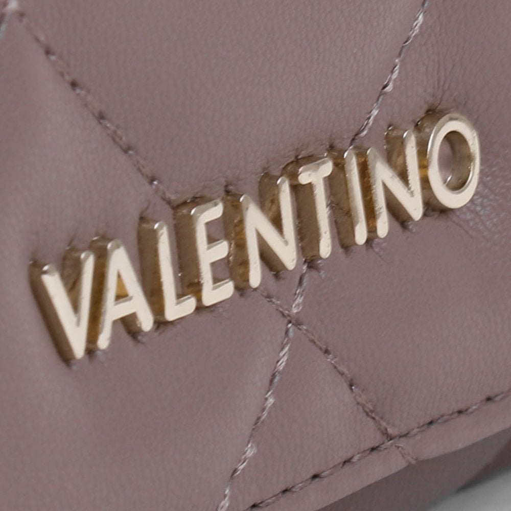 Ocarina Taupe Quilted Flap-Over Wallet