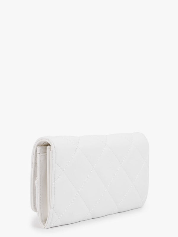 Ocarina Bianco Quilted Flap-Over Wallet