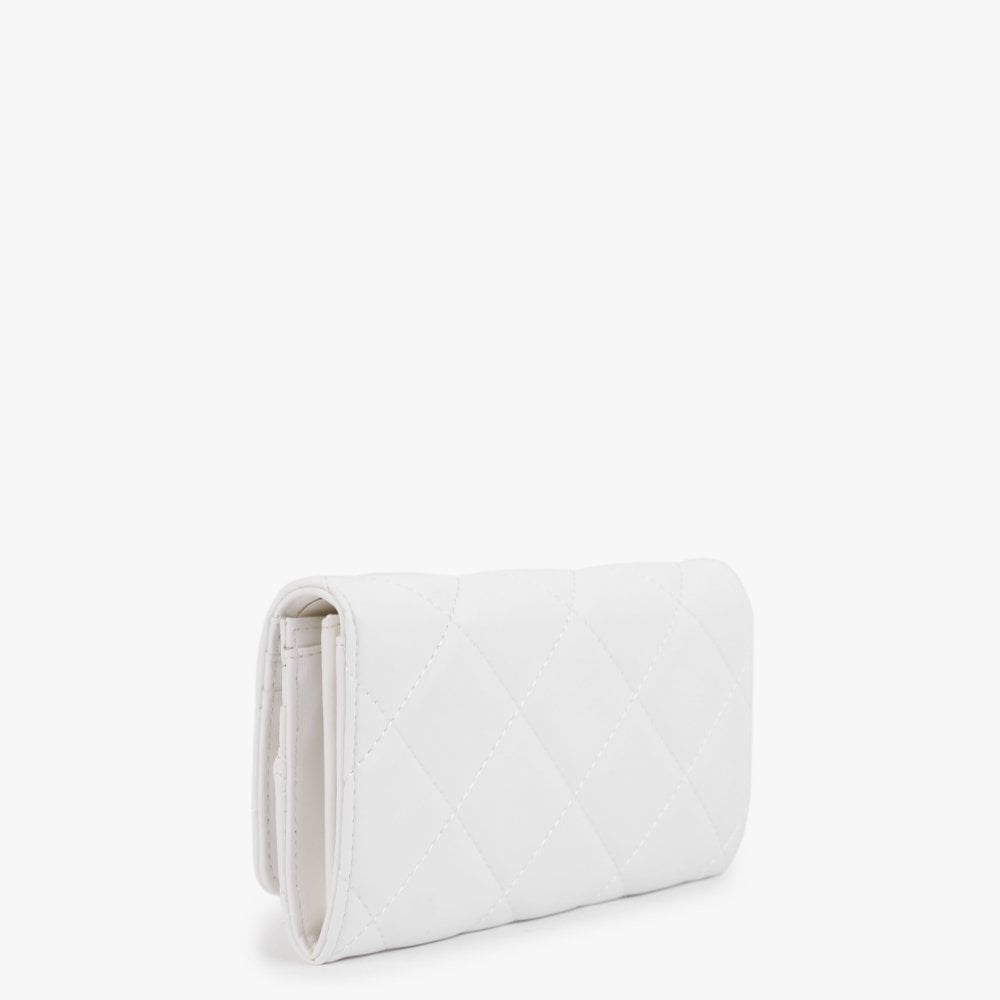Ocarina Bianco Quilted Flap-Over Wallet