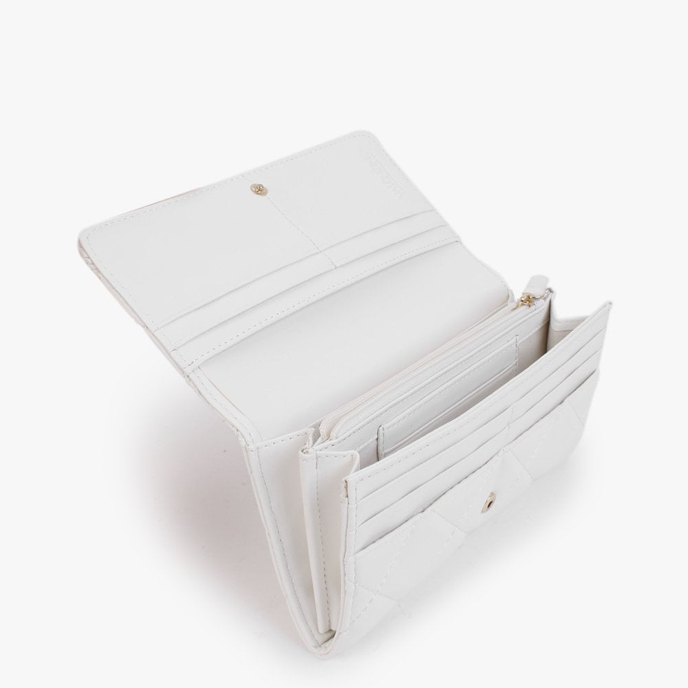 Ocarina Bianco Quilted Flap-Over Wallet