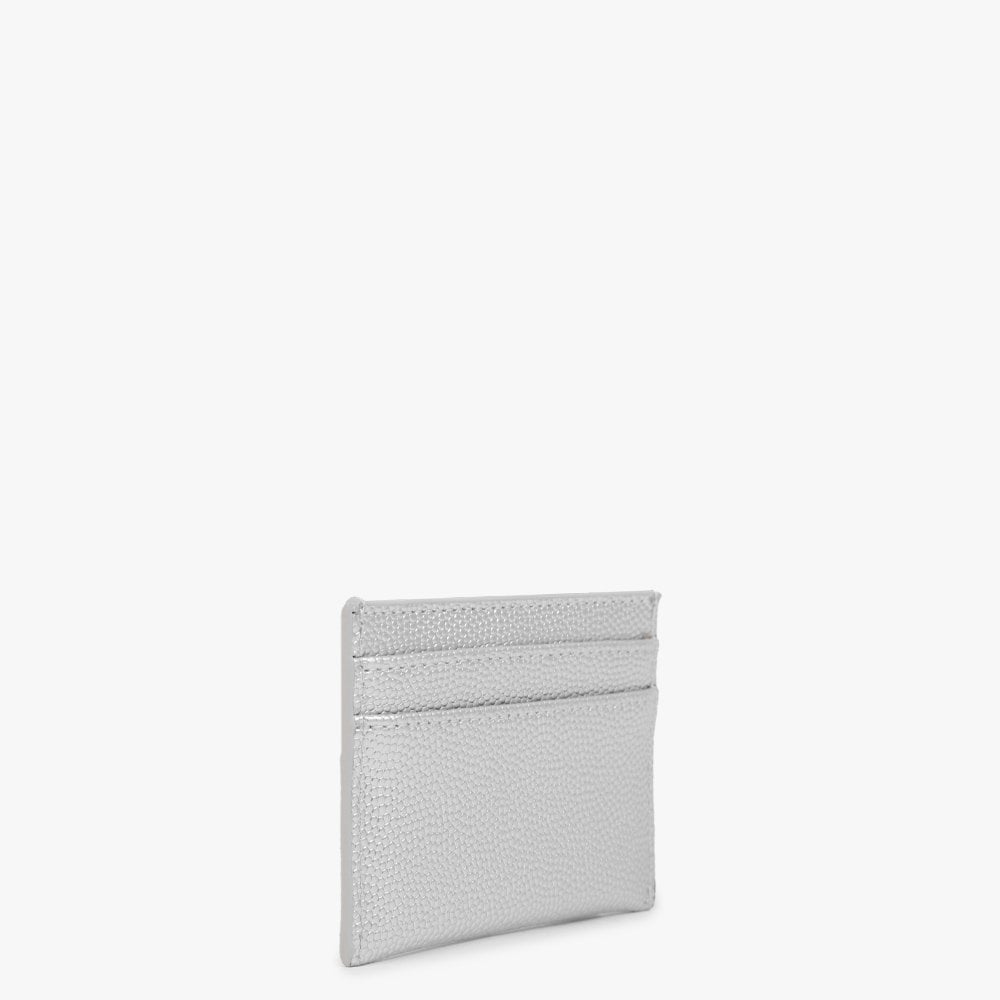 Divina Argento Pebbled Card Case