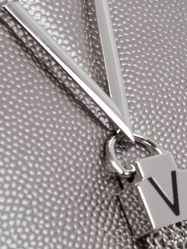 Divina Pewter Pebbled Camera Bag