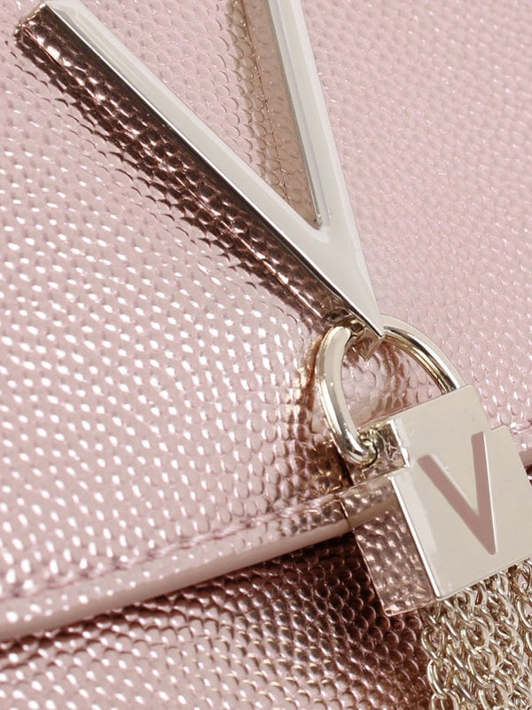 Divina Large Rosa Ramato Pebbled Shoulder Bag