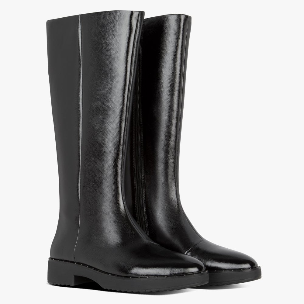 Mari Safferano All Black Knee Boots