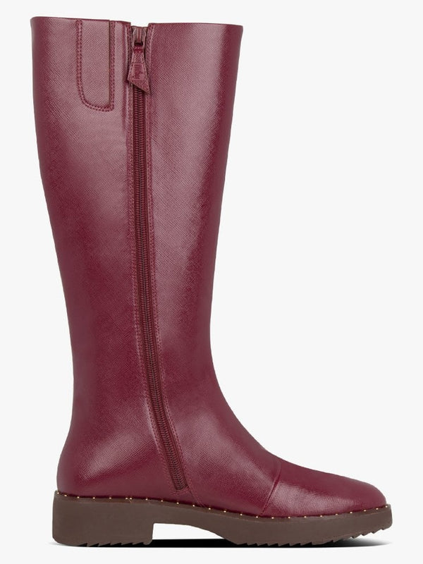 Mari Safferano Lingonberry Knee Boots