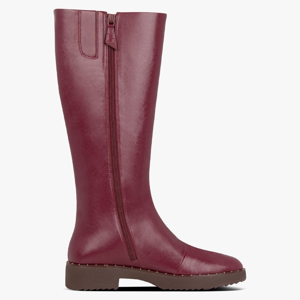 Mari Safferano Lingonberry Knee Boots