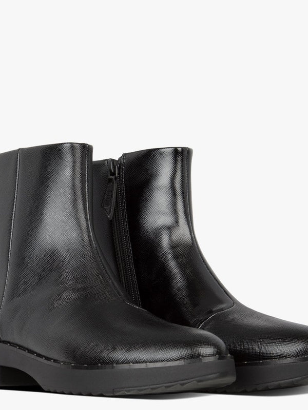 Mari Safferano All Black Ankle Boots