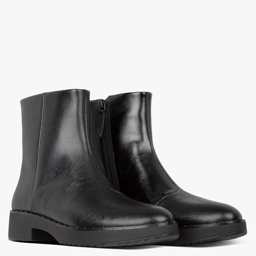 Mari Safferano All Black Ankle Boots