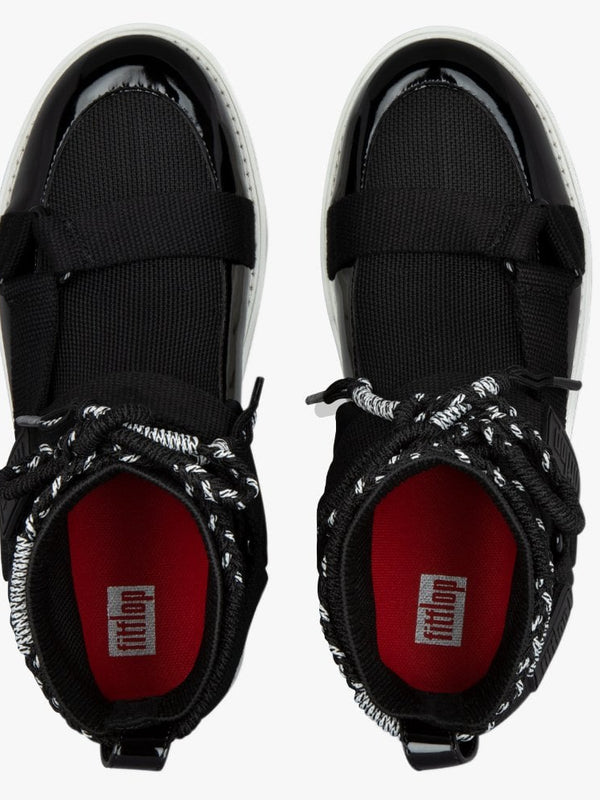 Spacer Z Strap Black Trainer Ankle Boots
