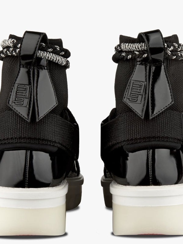 Spacer Z Strap Black Trainer Ankle Boots