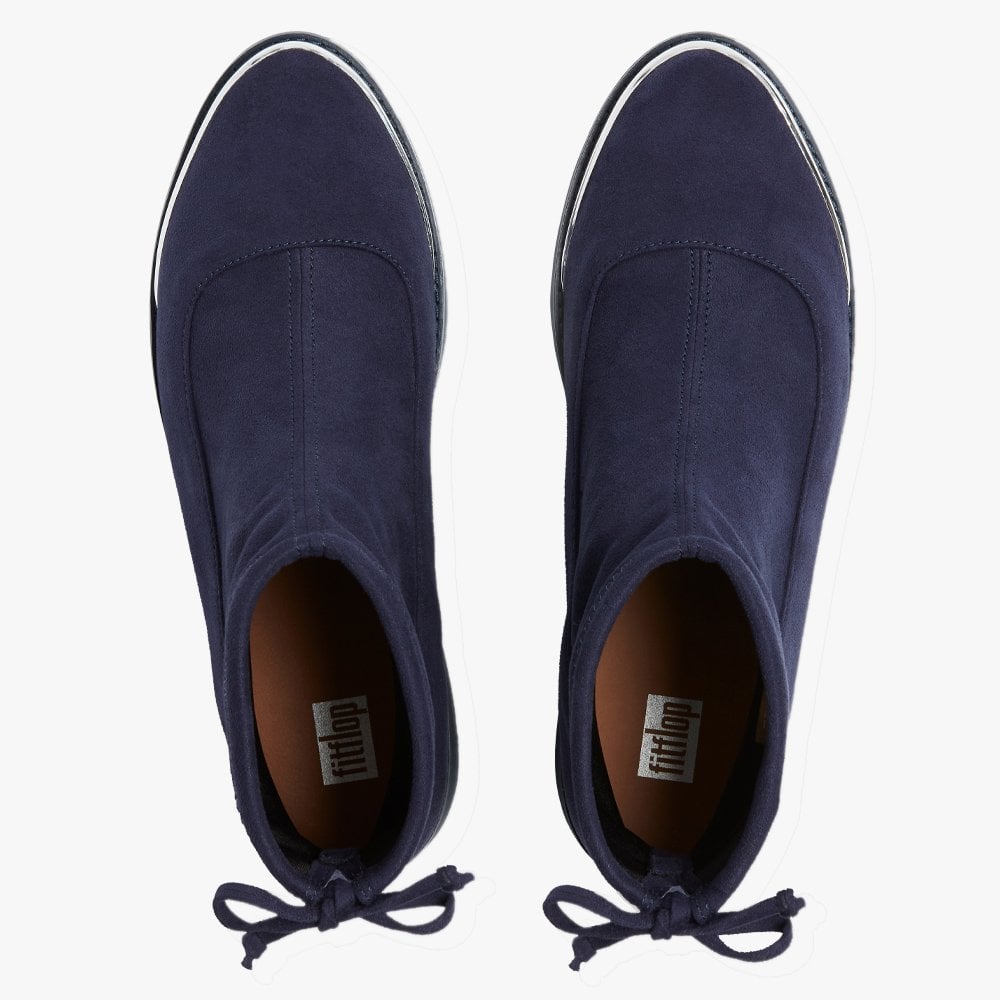 Briget Stretch Maritime Blue Ankle Boots
