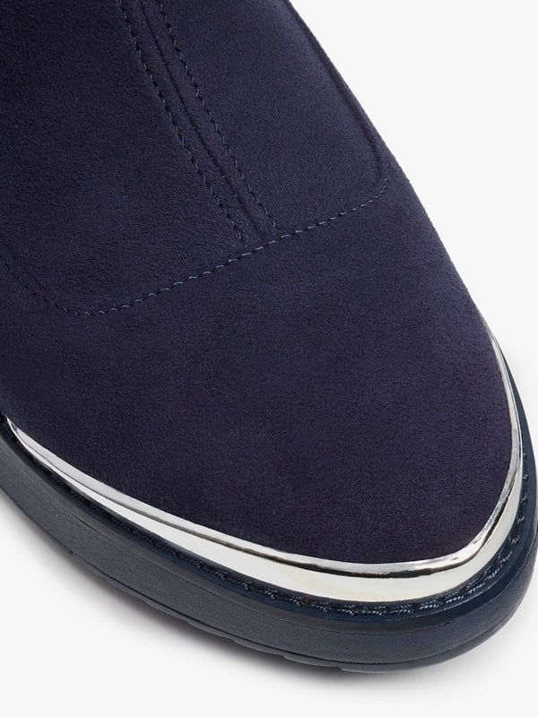 Briget Stretch Maritime Blue Ankle Boots