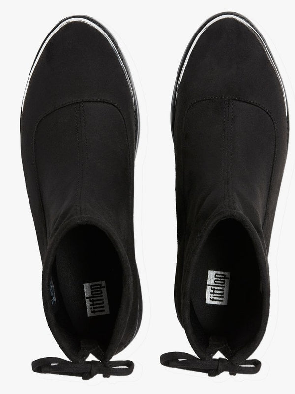 Briget Stretch All Black Ankle Boots