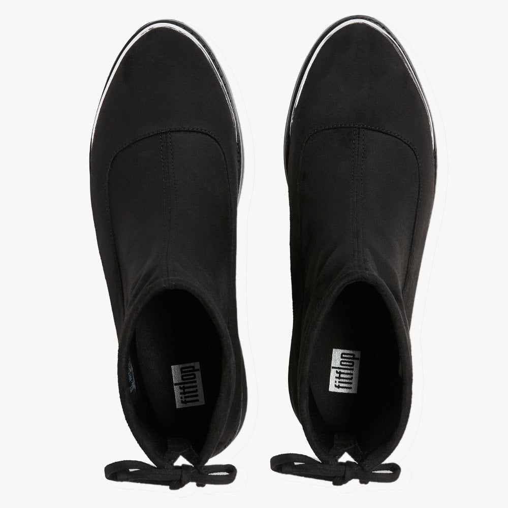 Briget Stretch All Black Ankle Boots