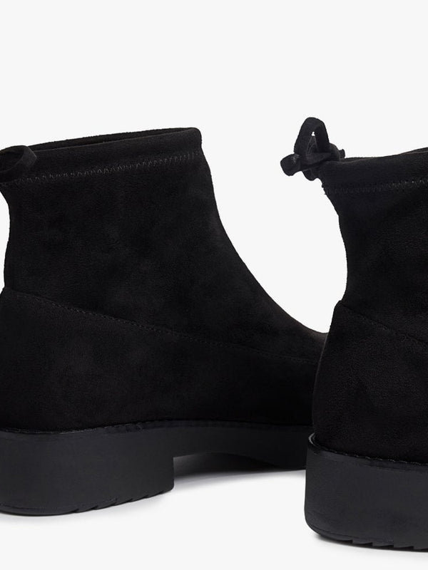 Briget Stretch All Black Ankle Boots