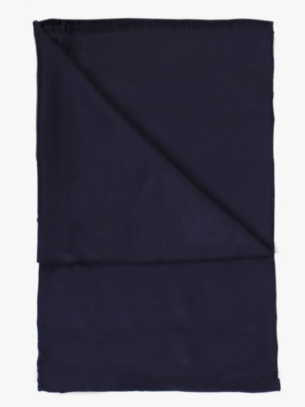 Navy Super Soft Pashmina Scarf