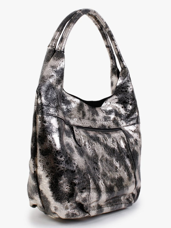 Gold & Black Metallic Shoulder Bag