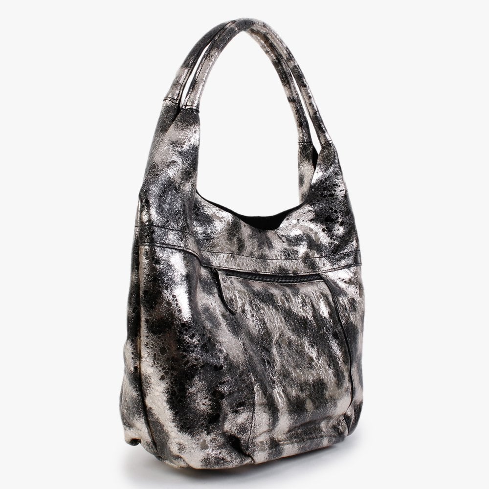 Gold & Black Metallic Shoulder Bag