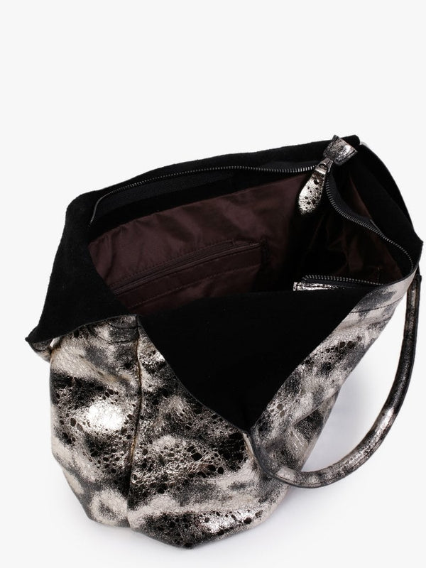 Gold & Black Metallic Shoulder Bag