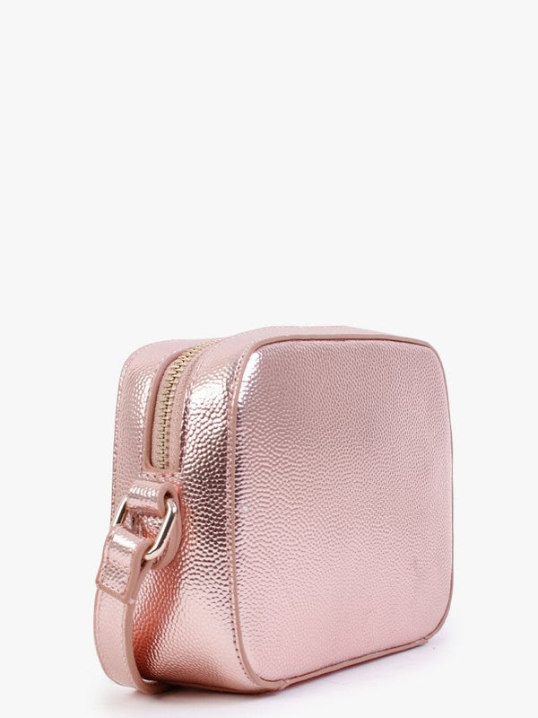 Divina Rosa Ramato Pebbled Camera Bag