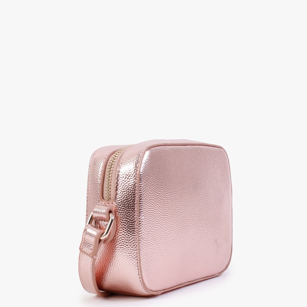 Divina Rosa Ramato Pebbled Camera Bag