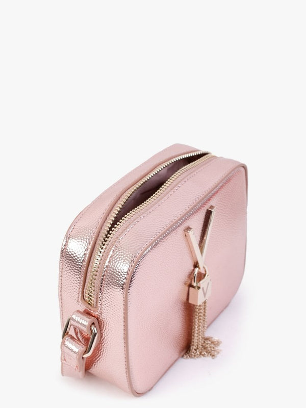 Divina Rosa Ramato Pebbled Camera Bag