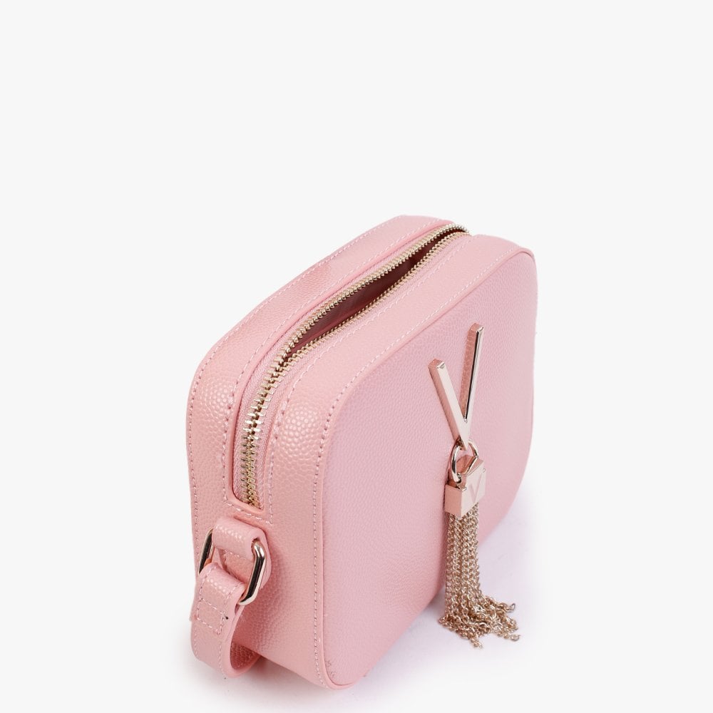 Divina Rosa Pebbled Camera Bag