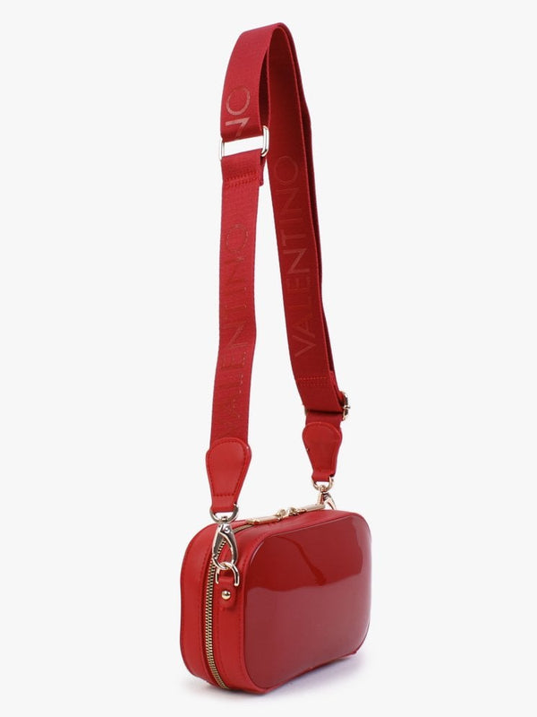 Sabel Haversack Rosso Patent Cross-Body Bag