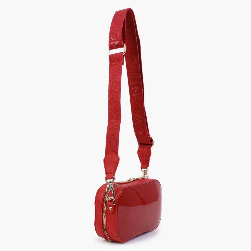Sabel Haversack Rosso Patent Cross-Body Bag