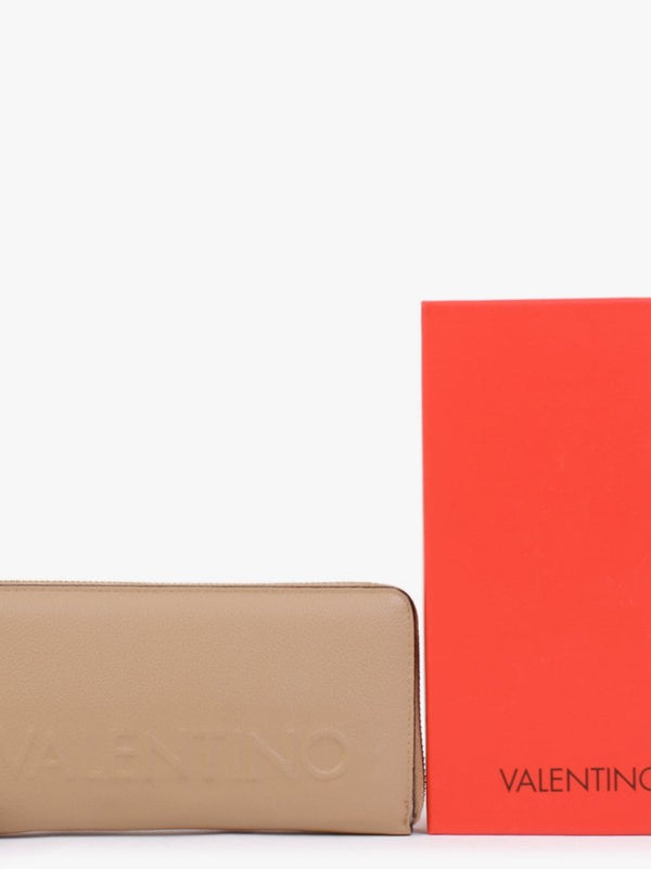 Prunus Cammello Pebbled Zip Around Wallet