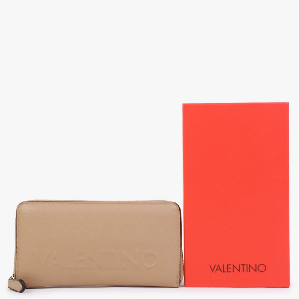 Prunus Cammello Pebbled Zip Around Wallet