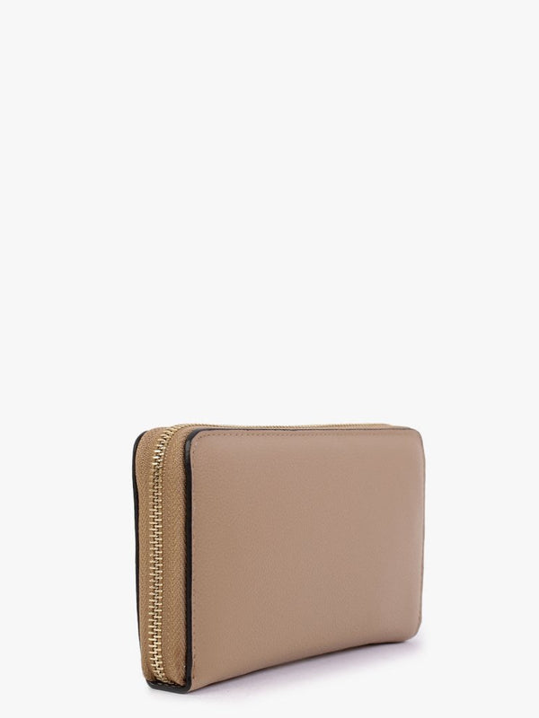 Prunus Cammello Pebbled Zip Around Wallet