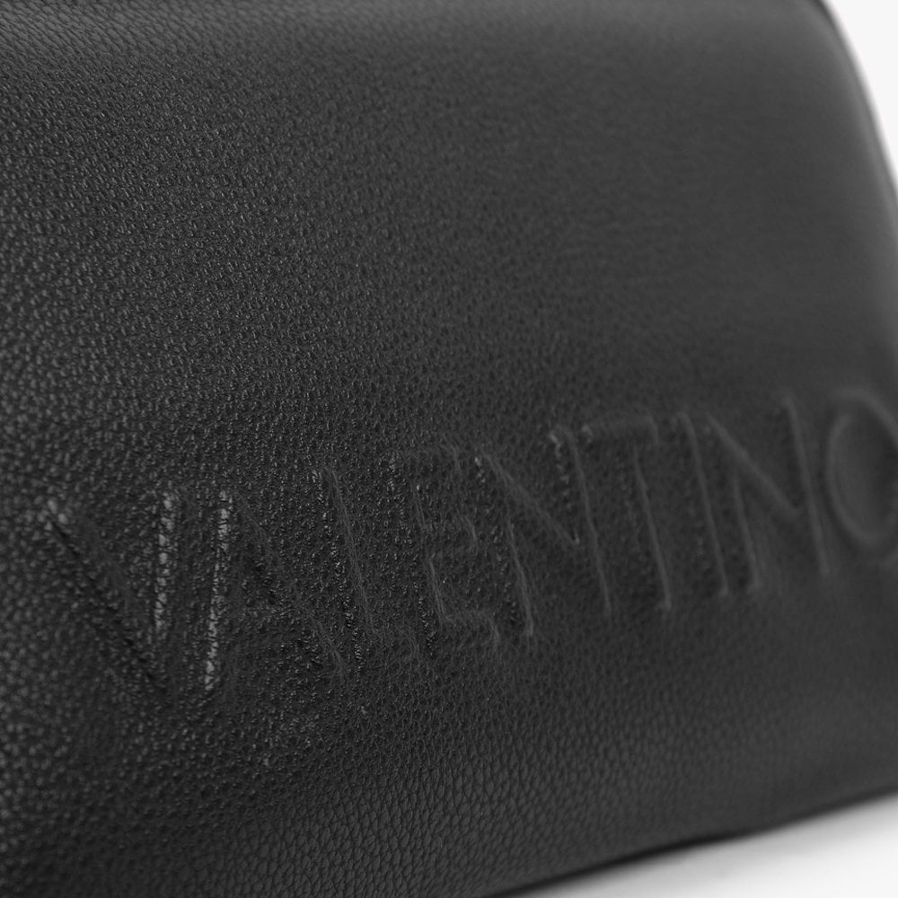 Prunus Black Pebbled Zip Around Wallet