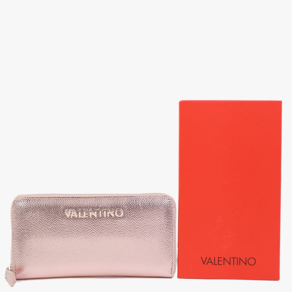 Divina Rosa Ramato Zip Around Wallet