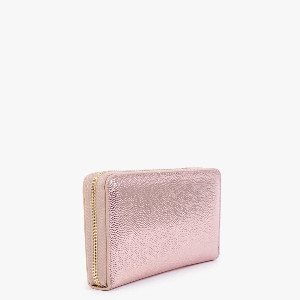 Divina Rosa Ramato Zip Around Wallet