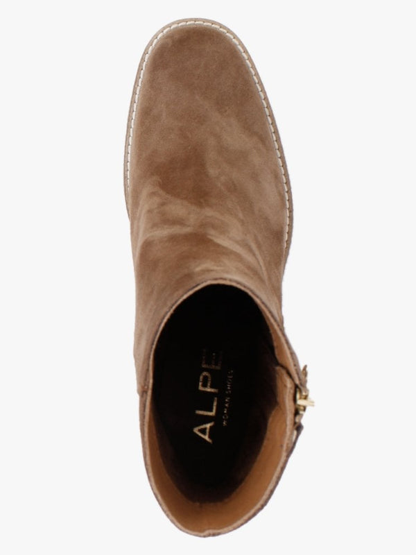 Cayenne Tan Suede Ankle Boots