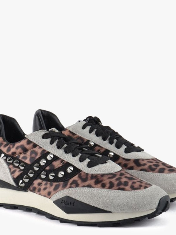 Spider Studs Leopard Eco Trainers