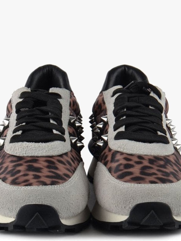 Spider Studs Leopard Eco Trainers