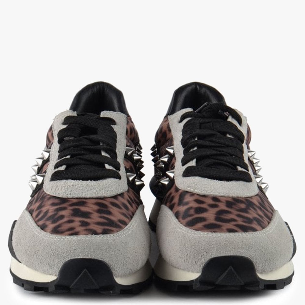 Spider Studs Leopard Eco Trainers