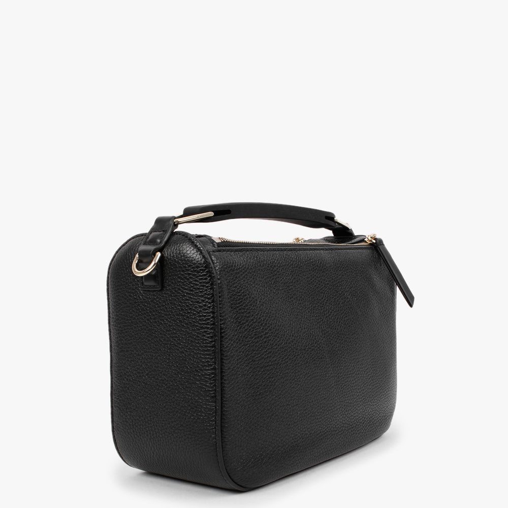 The SoftBox New Black Leather Cross-Body Bag