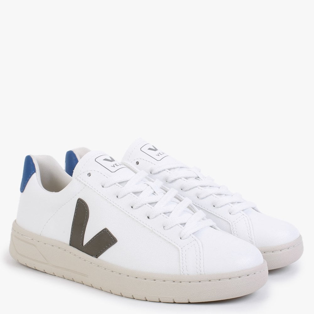 Urca Vegan C.W.L White Kaki Indigo Trainers