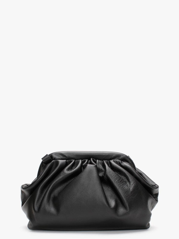 Dicloud Black Leather Chunky Chain Bag